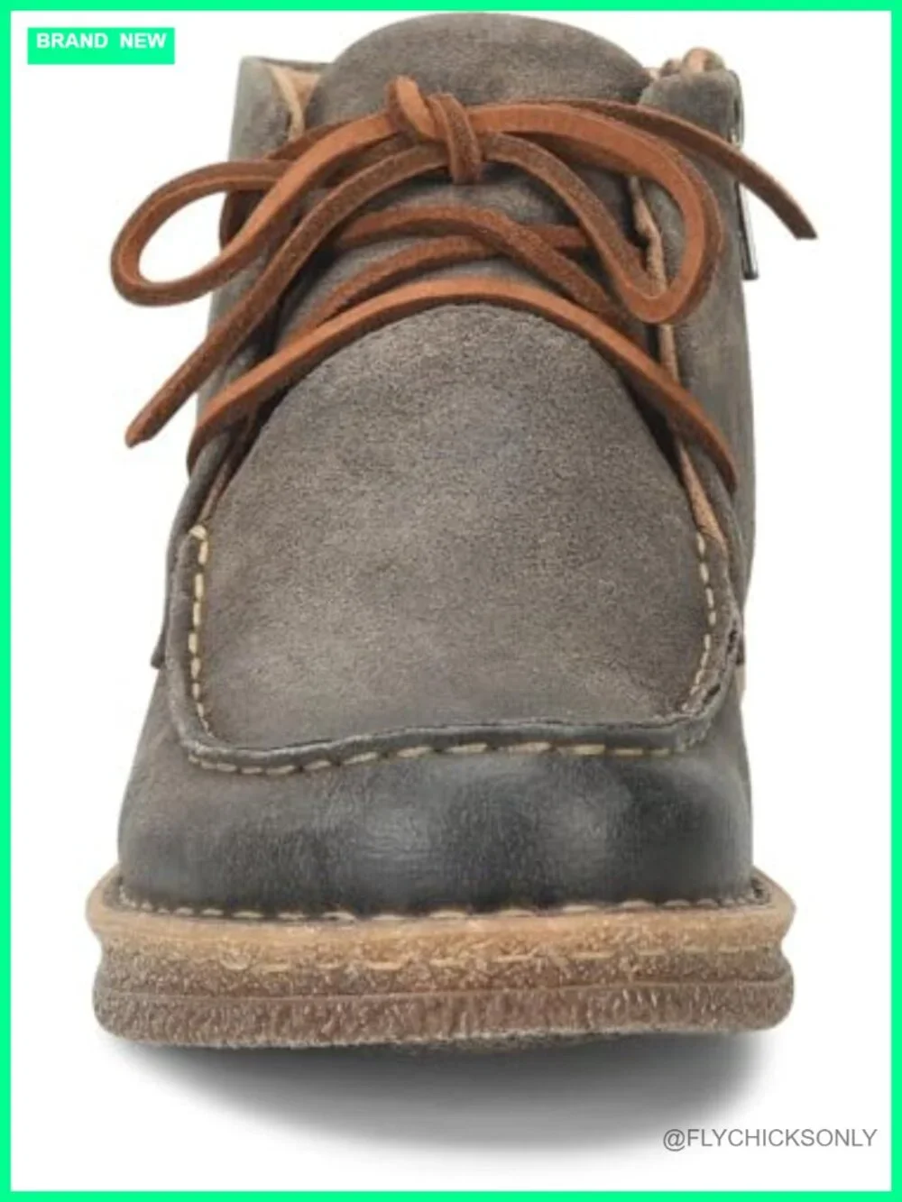 Distressed Suede Ankle Bootie Opanka Comfort Casual Boots